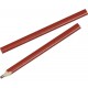 Timmermanspotlood ovaal rood 175 mm