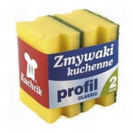 Schuurspons met grip 2 stuks