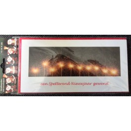 Kerstkaarten i/d mix 3 kaarten + 3x envelop