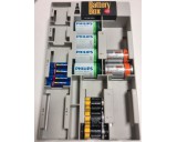 Batterij Opslagbox met Tester 