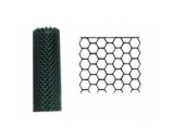 Zeskant Gaas Groen 500x13x1.0  Lengte 10Meter