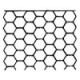Zeskant Gaas Groen 500x13x1.0  Lengte 10Meter