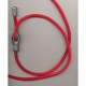 Cover Elastiek voor Aanhangernet  8mmx8m  Rood