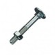 Slotbout +Moer M8x25mm