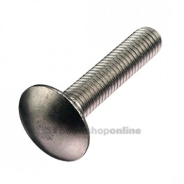Slotbout RVS M6x45mm 50 stuks