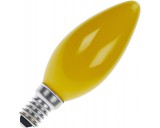 Candle C35 Kaarslamp Geel E14 15W lengte 9,5cm