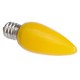 Candle C35 Kaarslamp Geel E14 15W lengte 9,5cm