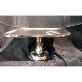 Gebakplateau Vierkant Zware Alu. Uitvoering 30cm