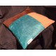 Bodema Kussen Velours. Kleur Bruin, Beige en Blauw 40x40cm
