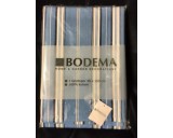 Bodema Tafelloper Blauw Streep 100% Katoen 40x150cm