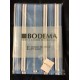 Bodema Tafelloper Blauw Streep 100% Katoen 40x150cm