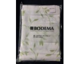Bodema Tafellaken Klimplant. Wit met mintgroen 100% Katoen 150x250cm