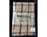 Bodema Tafelkleed Ruit. Ecru met bruin.100% Katoen 150x250cm