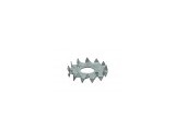 GB Kramplaat Dubbel Rond  62x21x1,2mm