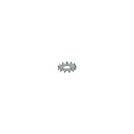 GB Kramplaat Dubbel Rond  62x21x1,2mm