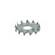 GB Kramplaat Dubbel Rond  62x21x1,2mm