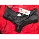 Slip Zilly Zwart met Wit streepje maat M