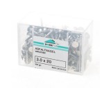 Asfaltnagels 3,0x20mm Box met  350gram