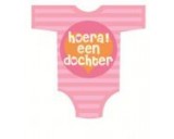 Huldebord Hoera een Dochter