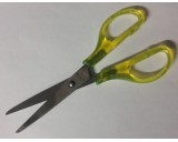 Schaar 170mm RVS met transparant handvat