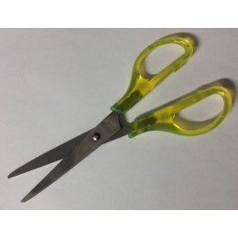 Schaar 170mm RVS met transparant handvat