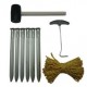 Camping Set 9DLG Compleet / Stormset / Stormband
