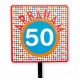 Tuinbord Abraham 50 Jaar