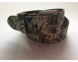 Riem Leer Army Groen 63-81 cm