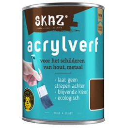 Grondverf voor Acrylverf Skaz Wit 750ml