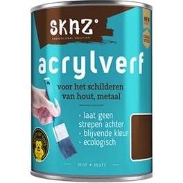 Acrylverf Wit Mat 0.75L