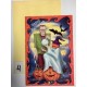 Halloween wenskaarten dubbel + enveloppe