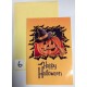 Halloween wenskaarten dubbel + enveloppe