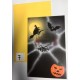 Halloween wenskaarten dubbel + enveloppe