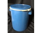 Voorraad Vat Afsluitbaar Blauw 30x37cm