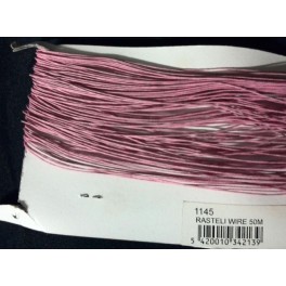 Aluminiumdraad 1mmx50meter Oud Roze