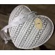 Metalen hart, hanger