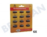 Deltafix Meubelviltglijders 16x 20mm bruin