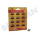 Deltafix Meubelviltglijders 16x 20mm bruin