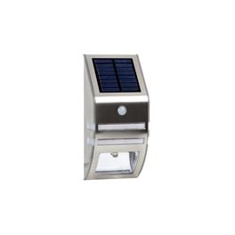 Solar tuinwandlamp RVS + PIR