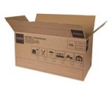 Verhuis/opberg doos 54 liter 60 x30 x 30 cm. met handvaten