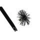 Toolland schoorsteenveeg set borstel 200 mm Nylon