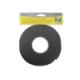Tochtstrip zwart foam 1.8cm x 4 m.