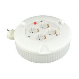 Mini haspel 5 meter 3x1,0mm²