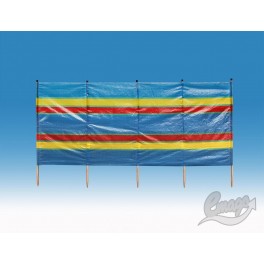 Windscherm houten palen 400 x 152 cm