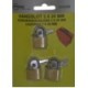 Hangslotjes 3 stuks 20mm