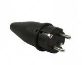 Stekker 10/16 Amp. rubber RA