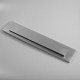 Briefplaat Alu 330x72mm