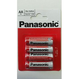 Panasonic Batterijen AA 4 Stuks Zinc Carbon