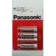 Panasonic Batterijen AA 4 Stuks Zinc Carbon