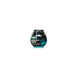 Bison Grizzly Tape zilver rol á 10 m